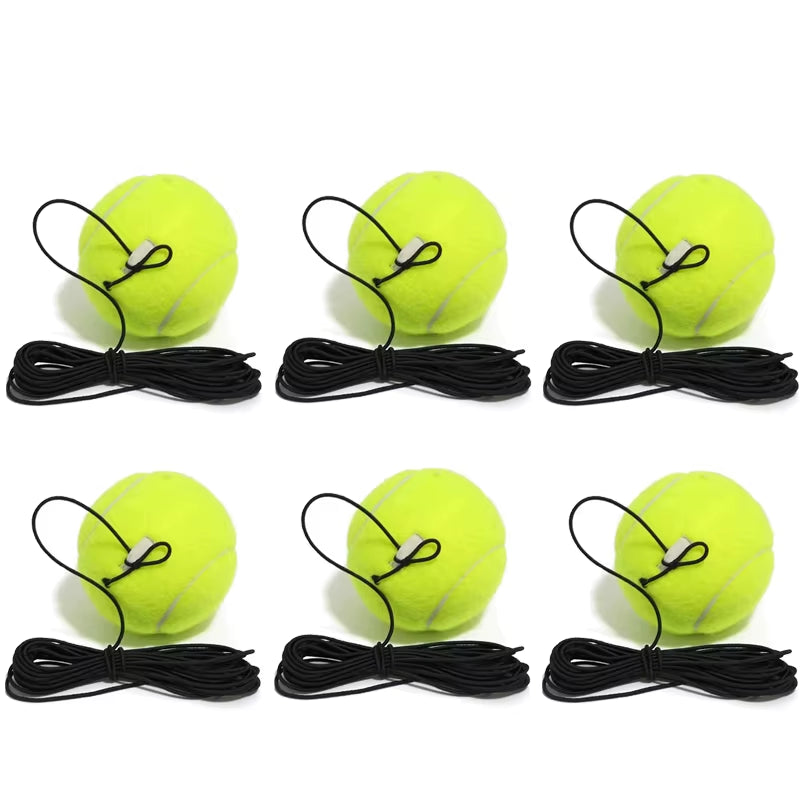 Professional Tennis Training Aid with Elastic Rope and Rebound Ball for Enhanced Solo Practice