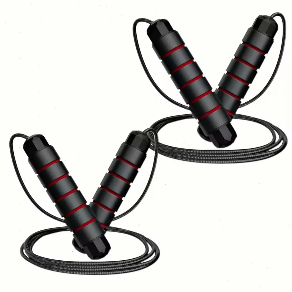 Adjustable Pro Speed Jump Rope - Tangle-Free Skipping Rope with Ball Bearing Swivel and Ergonomic Handles for All Ages - Ideal for Home, School, and Gym Workouts