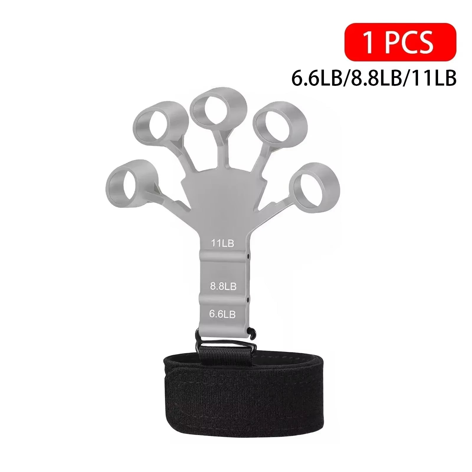Hand Grip Strengthener and Finger Trainer with 6 Levels of Resistance for Enhanced Grip and Dexterity