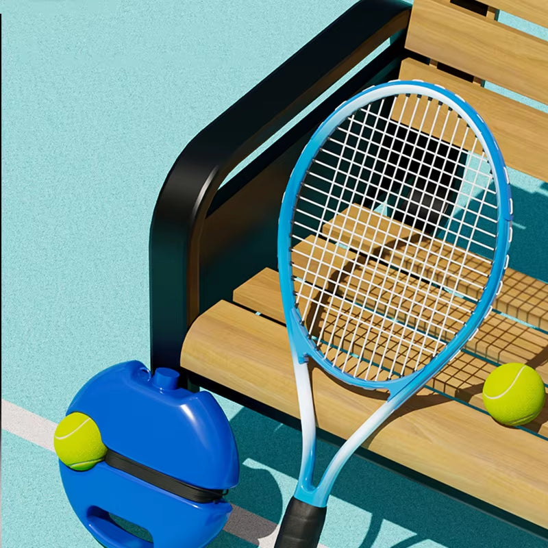 Professional Tennis Training Aid with Elastic Rope and Rebound Ball for Enhanced Solo Practice