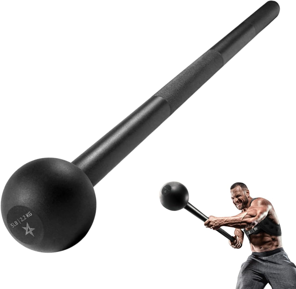 Steel Mace Bell for Comprehensive Strength Training - Full Body Muscle Development, Shoulder, Grip, and Forearm Workouts, Available in 5 to 30 LB for Men and Women
