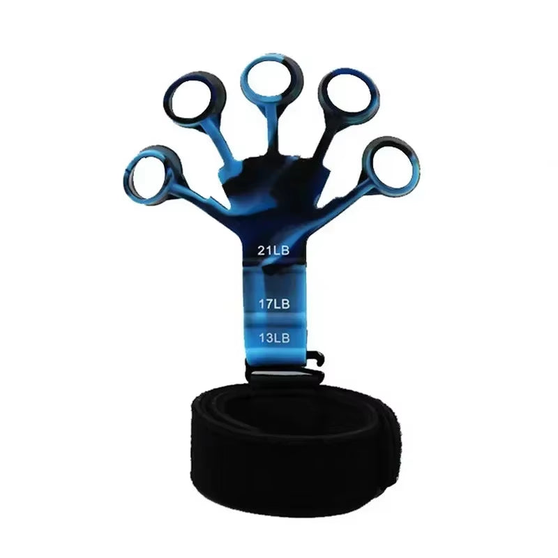 Hand Grip Strengthener and Finger Trainer with 6 Levels of Resistance for Enhanced Grip and Dexterity