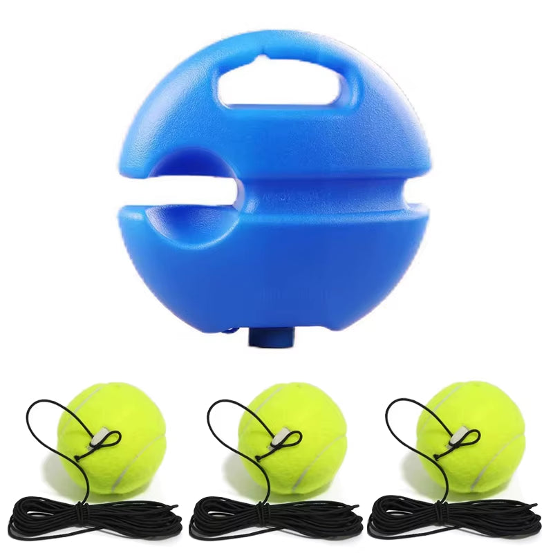 Professional Tennis Training Aid with Elastic Rope and Rebound Ball for Enhanced Solo Practice