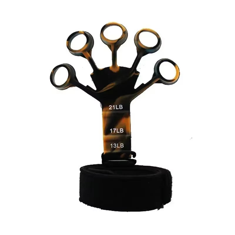 Hand Grip Strengthener and Finger Trainer with 6 Levels of Resistance for Enhanced Grip and Dexterity