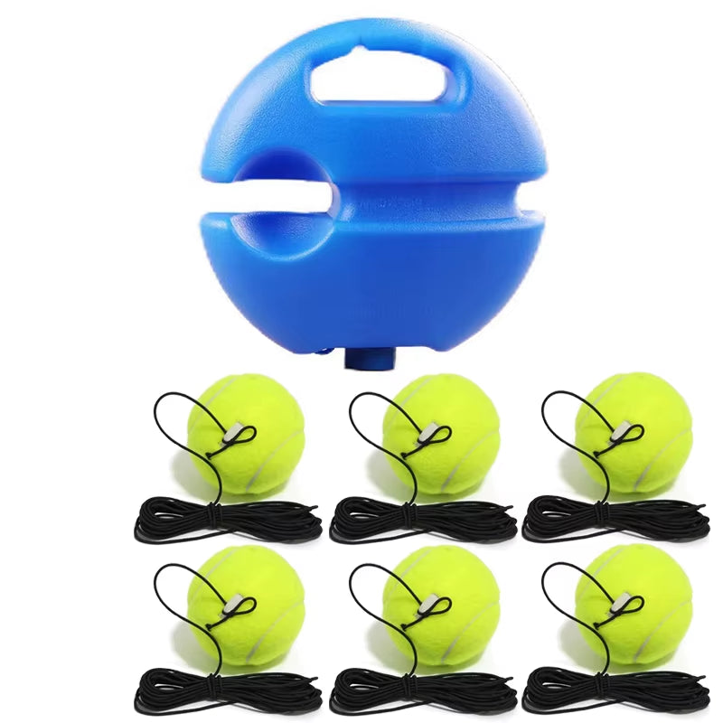 Professional Tennis Training Aid with Elastic Rope and Rebound Ball for Enhanced Solo Practice