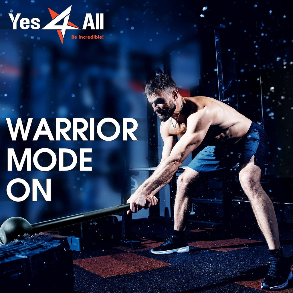 Steel Mace Bell for Comprehensive Strength Training - Full Body Muscle Development, Shoulder, Grip, and Forearm Workouts, Available in 5 to 30 LB for Men and Women