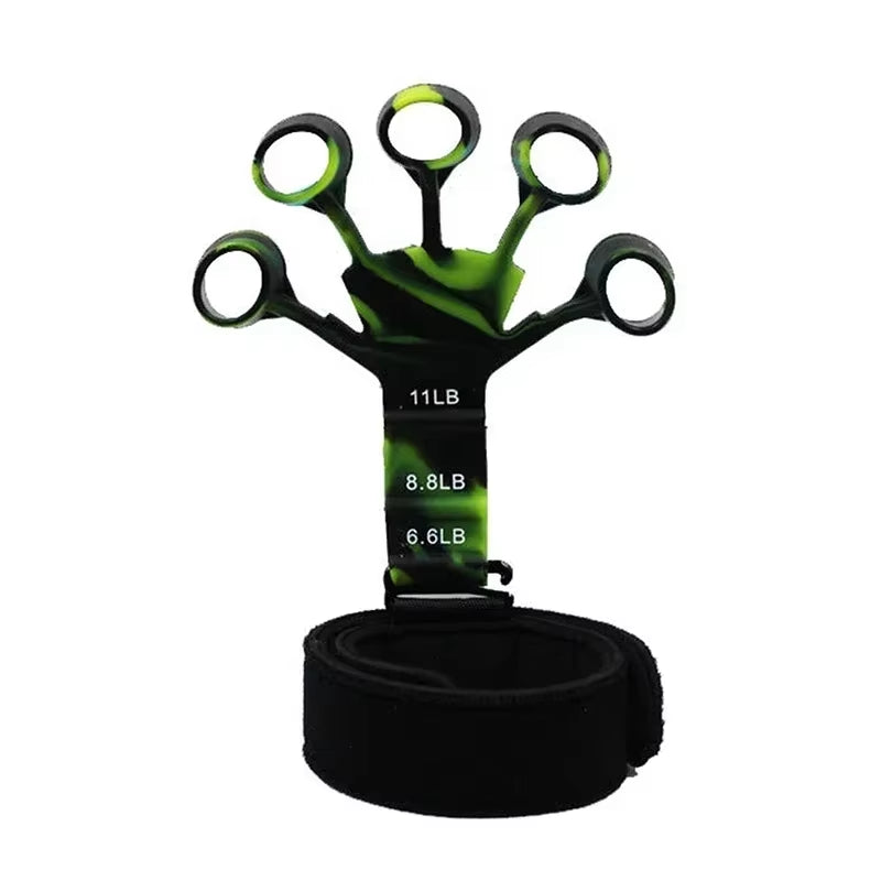 Hand Grip Strengthener and Finger Trainer with 6 Levels of Resistance for Enhanced Grip and Dexterity