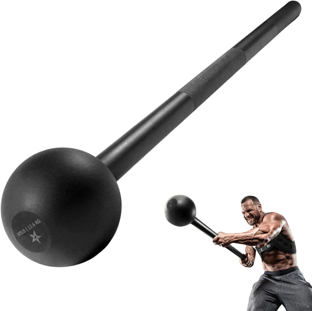 Steel Mace Bell for Comprehensive Strength Training - Full Body Muscle Development, Shoulder, Grip, and Forearm Workouts, Available in 5 to 30 LB for Men and Women