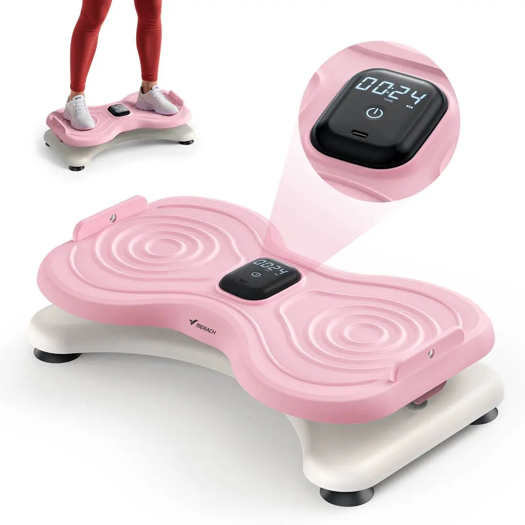 Merach Waist Twist Machine for Toned Abs - Double Non-Slip, No Noise Exercise Equipment for Abdominal Workouts
