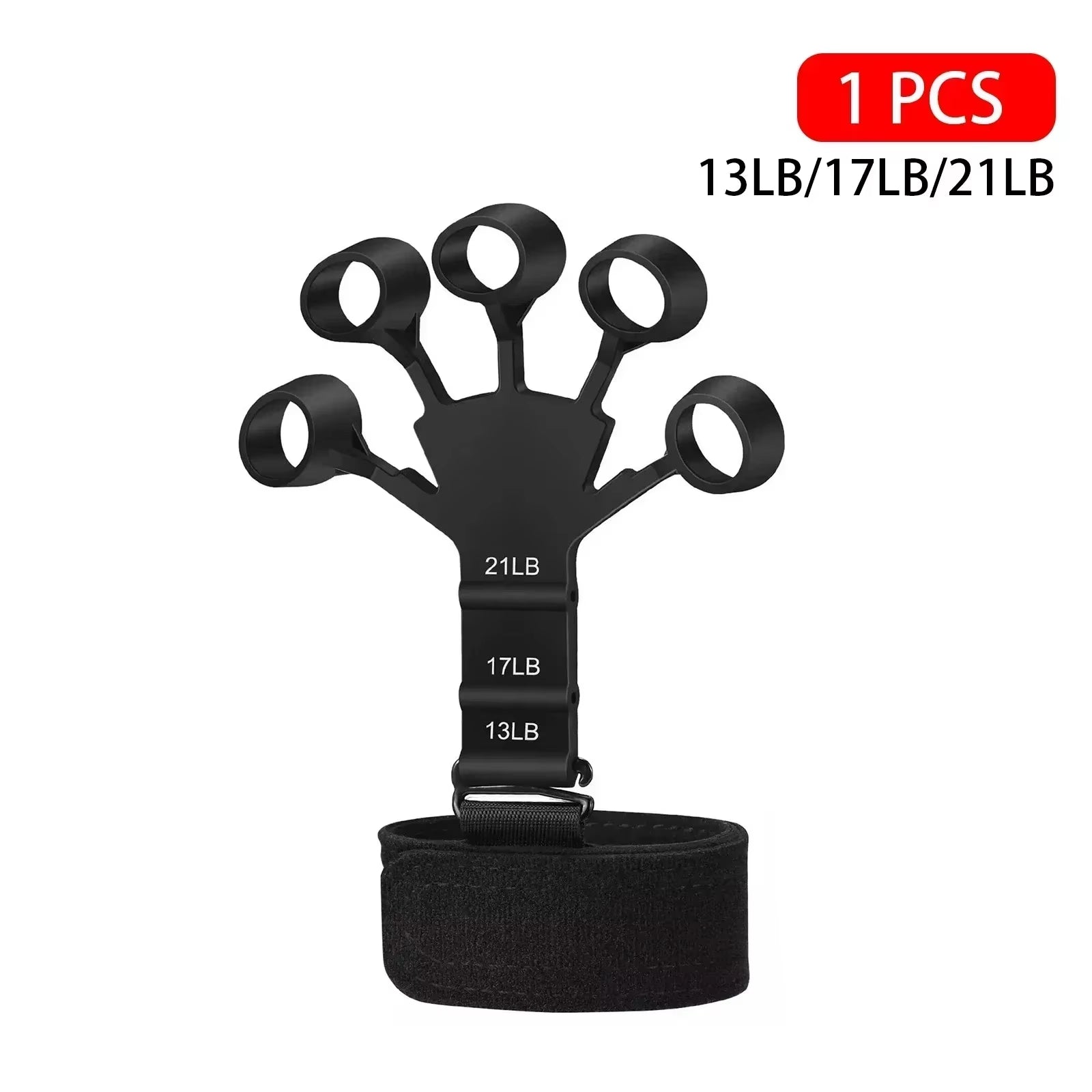 Hand Grip Strengthener and Finger Trainer with 6 Levels of Resistance for Enhanced Grip and Dexterity