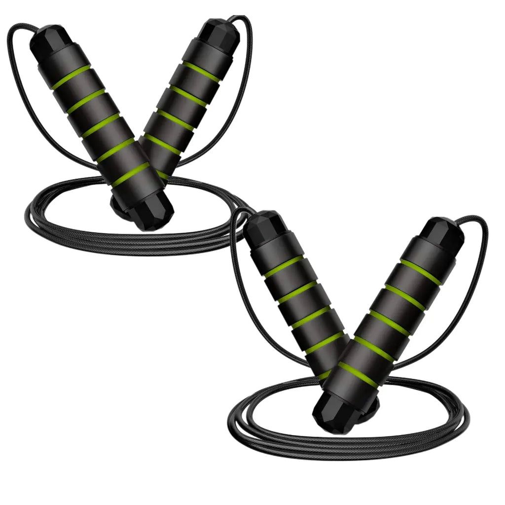 Adjustable Pro Speed Jump Rope - Tangle-Free Skipping Rope with Ball Bearing Swivel and Ergonomic Handles for All Ages - Ideal for Home, School, and Gym Workouts