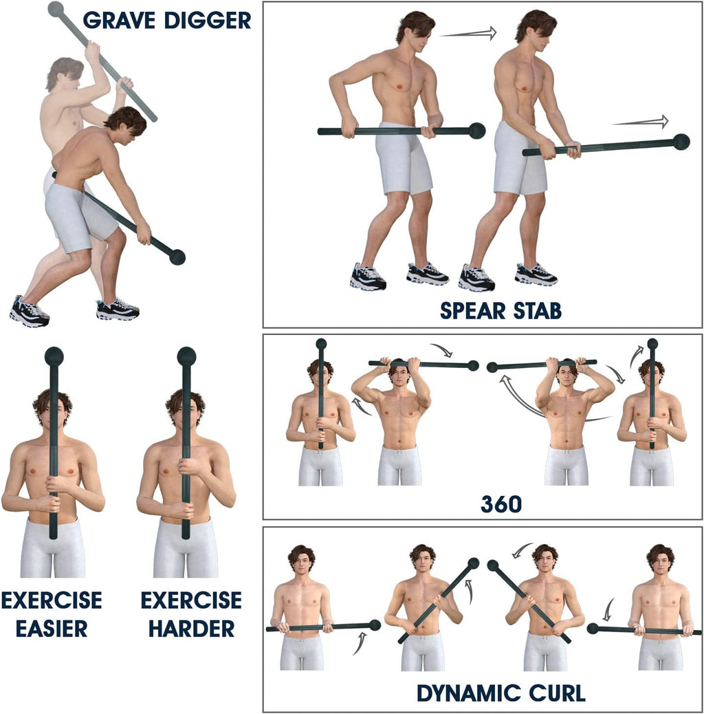 Steel Mace Bell for Comprehensive Strength Training - Full Body Muscle Development, Shoulder, Grip, and Forearm Workouts, Available in 5 to 30 LB for Men and Women