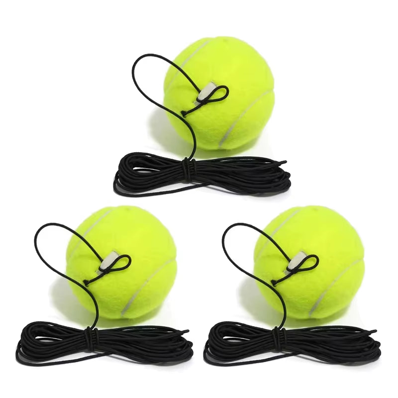 Professional Tennis Training Aid with Elastic Rope and Rebound Ball for Enhanced Solo Practice