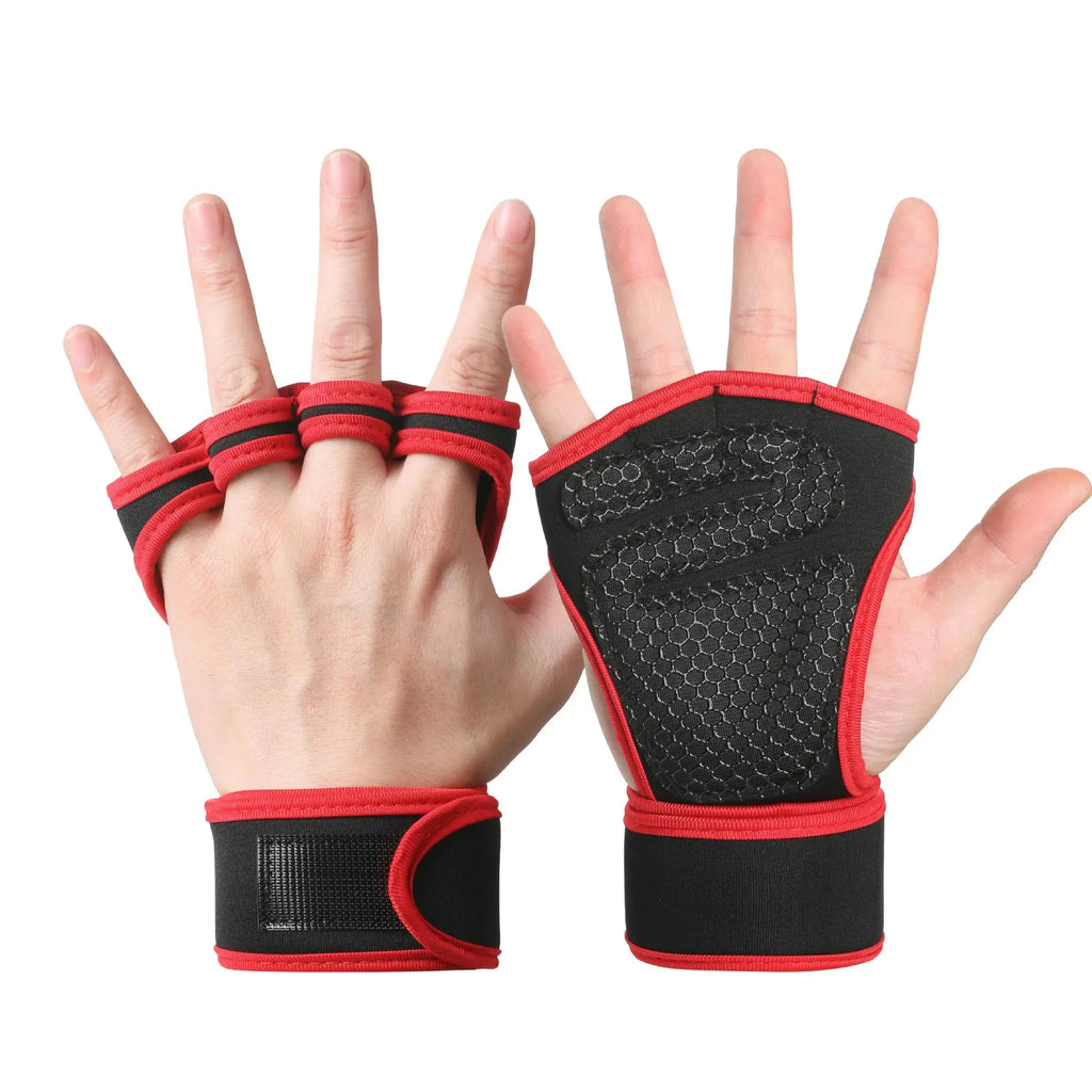 Weight Lifting Training Gloves, 1 Pair Anti-Slip Strength Training Gloves, Sports Gloves for Men & Women, Fitness Accessories, Workout Accessories