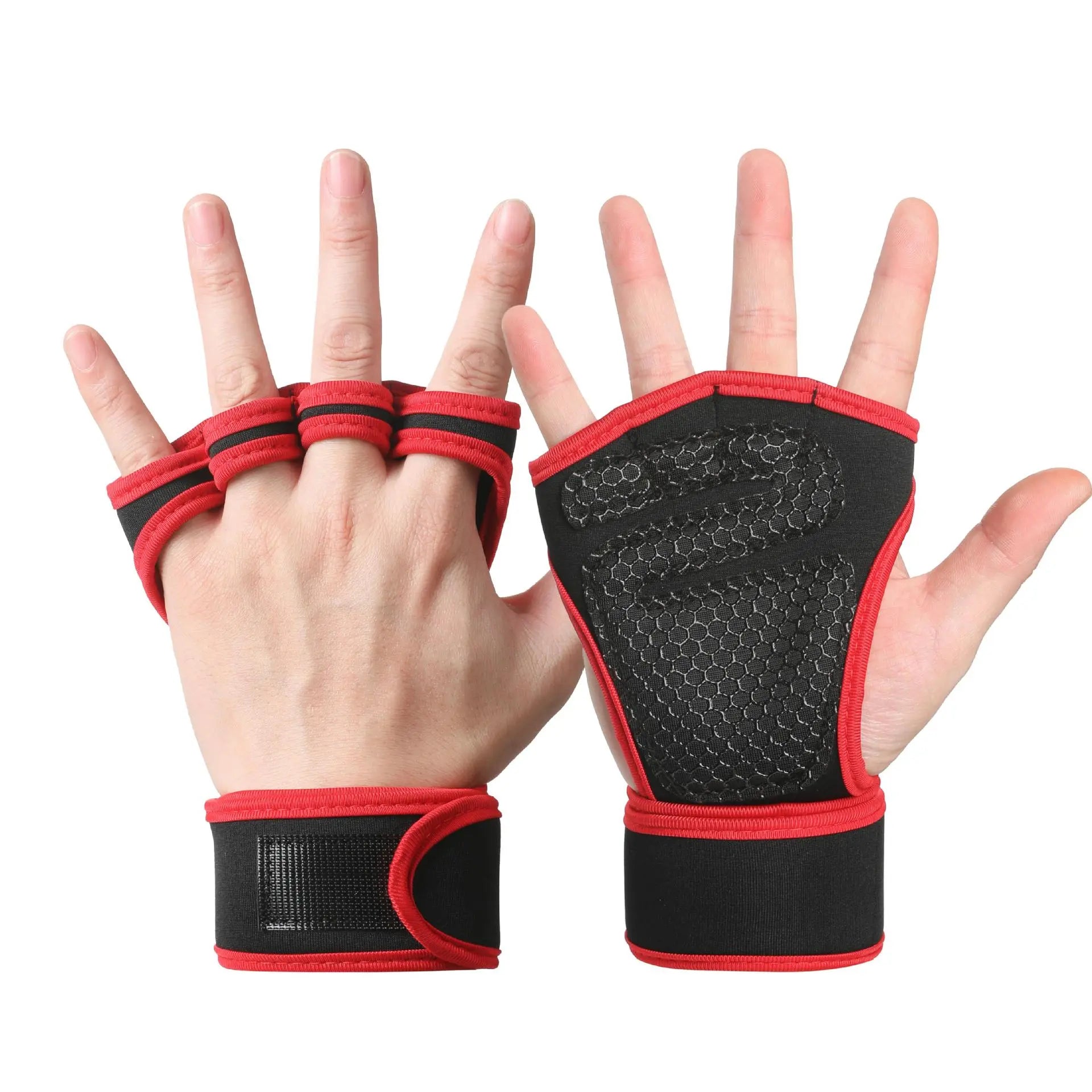 Weight Lifting Training Gloves, 1 Pair Anti-Slip Strength Training Gloves, Sports Gloves for Men & Women, Fitness Accessories, Workout Accessories